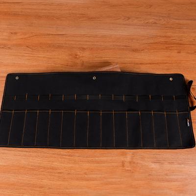 Keski Taşıma Çantası Tuval Cep Alet Rulosu Tutucu Anahtar Kılıfı Düzenleyici