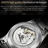 JINSHIDUN The New Business and leisure Men's Watch Fully Automatic Mechanical Watch Dual -daily Calendar Night Light Waterproof High -end Watch