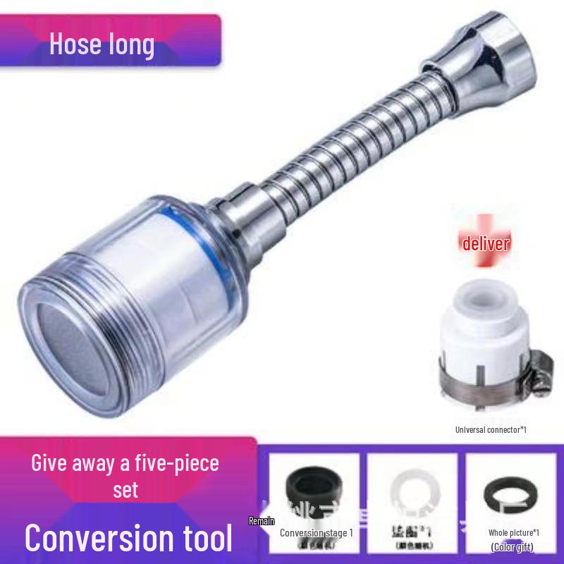 Purificatore d'Acqua per Rubinetto Universale Anti-Schizzi & Booster per Cucina