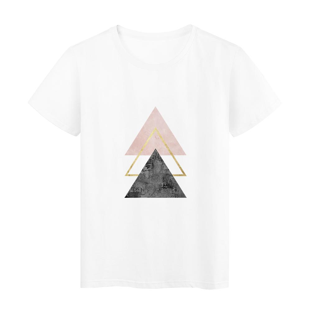 Streetwear Women S Shirts Geometry Graphic Grunge Aesthetic Clothes Fashion Ropa Mujer Summer Cropped