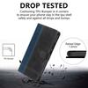 Coque de Protection - BOOLING - Samsung Galaxy A17 4G/5G - Rabat Cuir Synthétique Bleu Marine/Noir