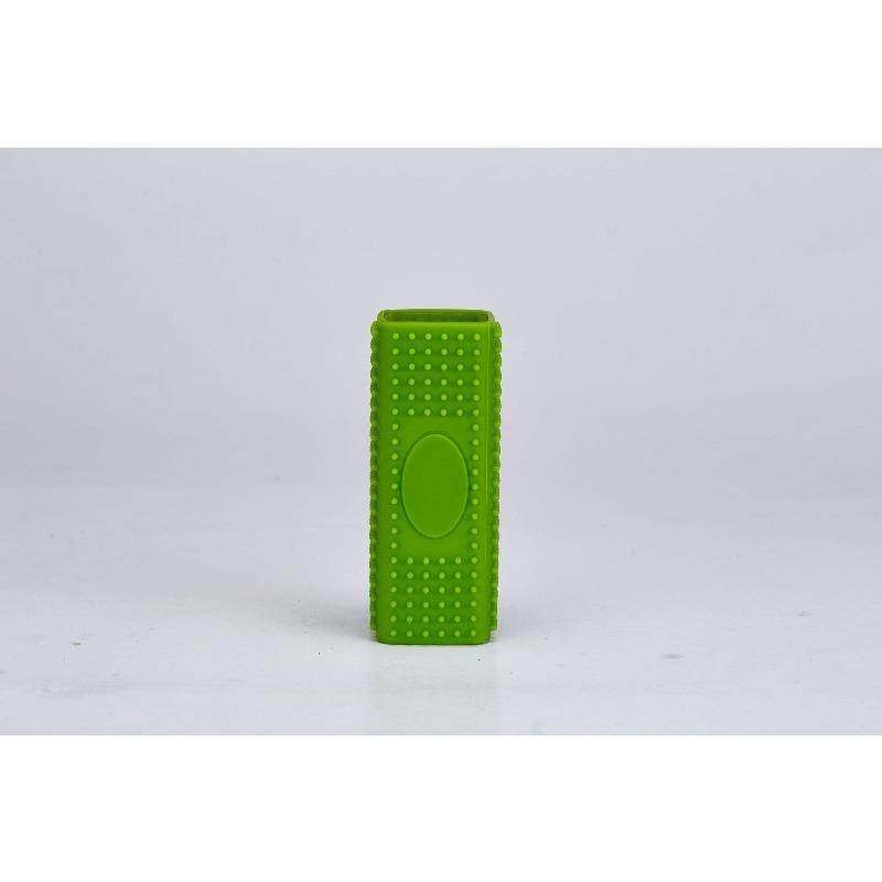 Factory Wholesale Pet Static Hair Removal Brush Silicone Hollow Rectangular Fur Cleaning Tool