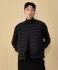 Chasecult Men'S Light Down Two-Way Neck Vest - Black