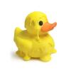 3D Printed Melting Yellow Duck Figurine Cute Funny Desktop Decor Bright Yellow Mini