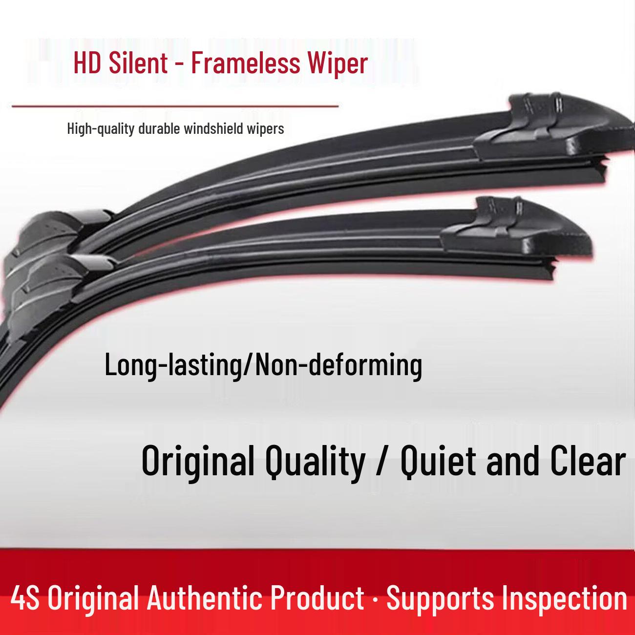 

Ideal L8 L7 Frameless Wiper Blade: Silent, Durable, Car Accessory Ideal L8 - Front Pair, 2 Pack
