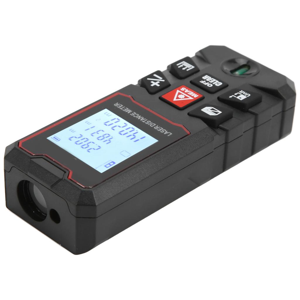RICHMETERS Laser Distance Measure Meter + 1.5 mm Accurate Laser Measuring Instrument with Pythagorean Mode80M