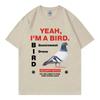 Government Funny Pigeon Graphic T Shirts High Street Fashion Trend Short Sleeve T-shirts Men Women Clothing Loose T-shirt