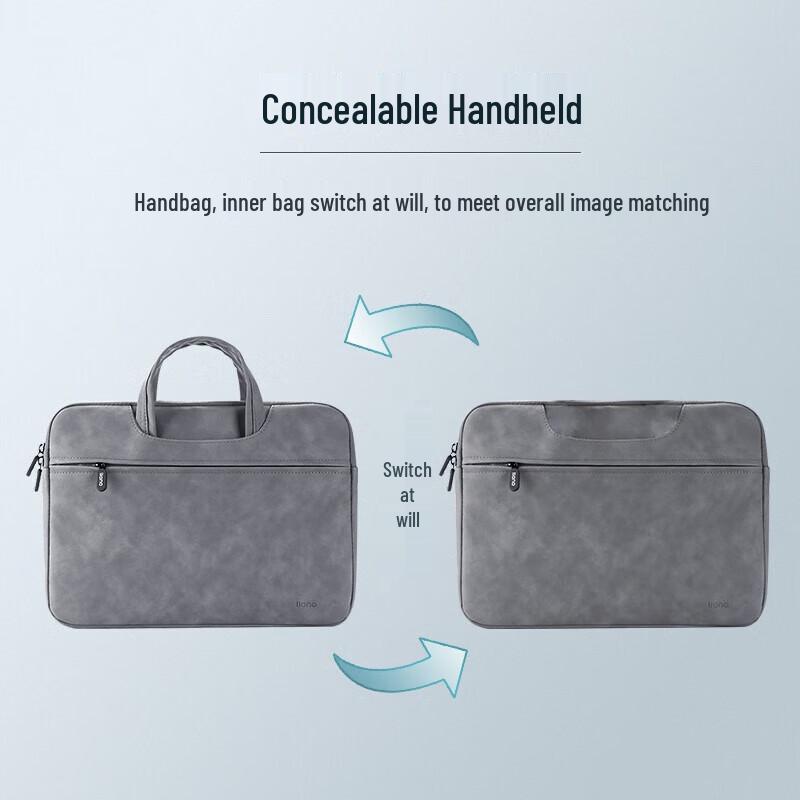 Zielona torba na laptopa 13,3 cala