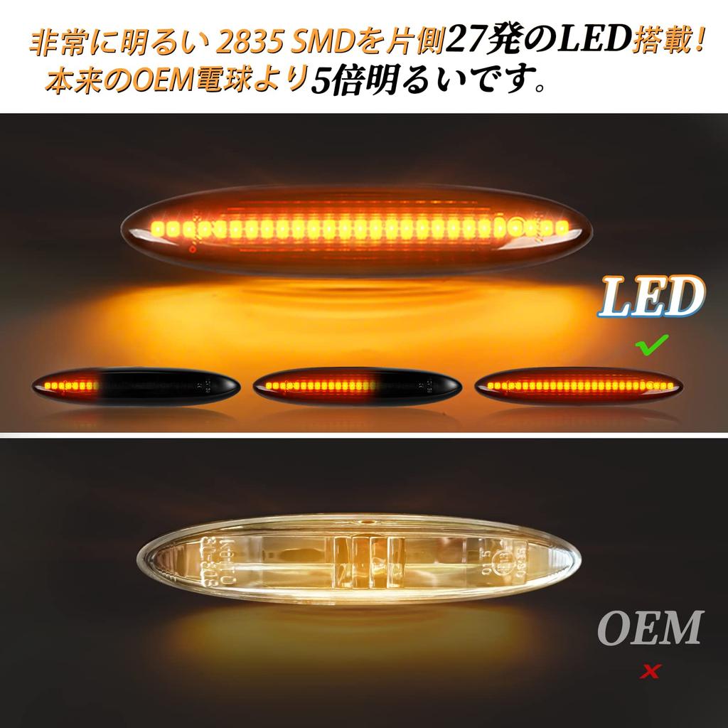 POPMOTORZ Crown LED Side Marker, Mark X 120 Series, Mark X Geo, 10 Series,