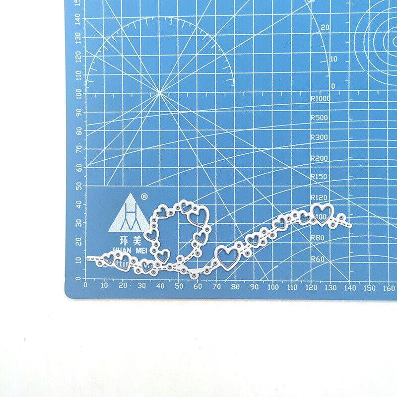 Lace Cutting Dies Metal Stencil DIY Scrapbooking Album Paper Card Embossing Decor Craft Art Edge Wave Lines