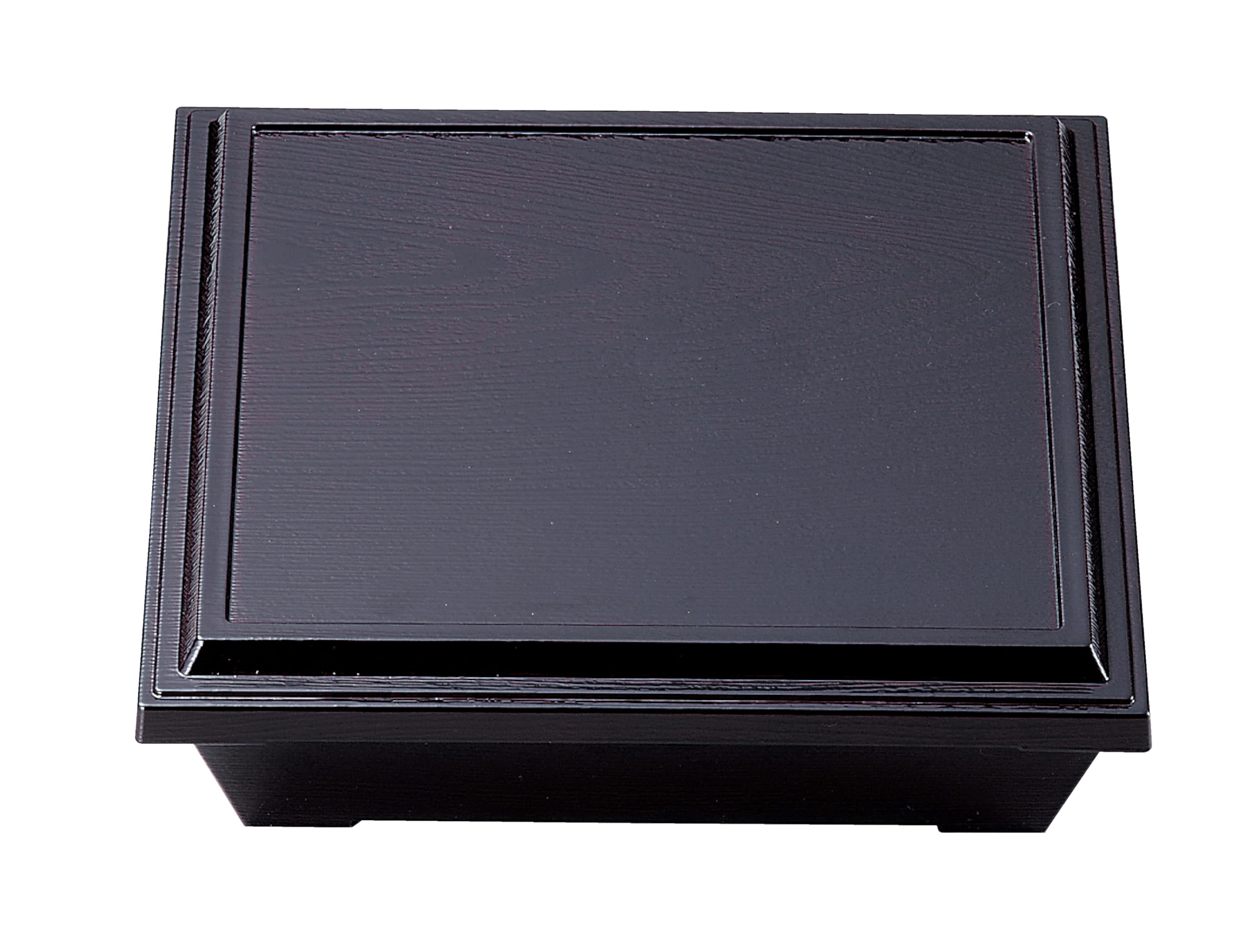 Wakaizumi ABS Shokado Bento Dark Red compartments with red and black Lacquerware, 7.5-inch Izumi-ju Box, (4 accents) C-3-44 C-3-46 чёрный
