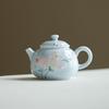 Hand Painted Underglaze Magnolia Ceramic Teapot Household Sketch Pot Kung Fu Tea Set Ball Hole Filter Princess Pot