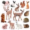 Wildlife Animal Pvc Static Models For Home Decor Gift For Nature Enthusiasts