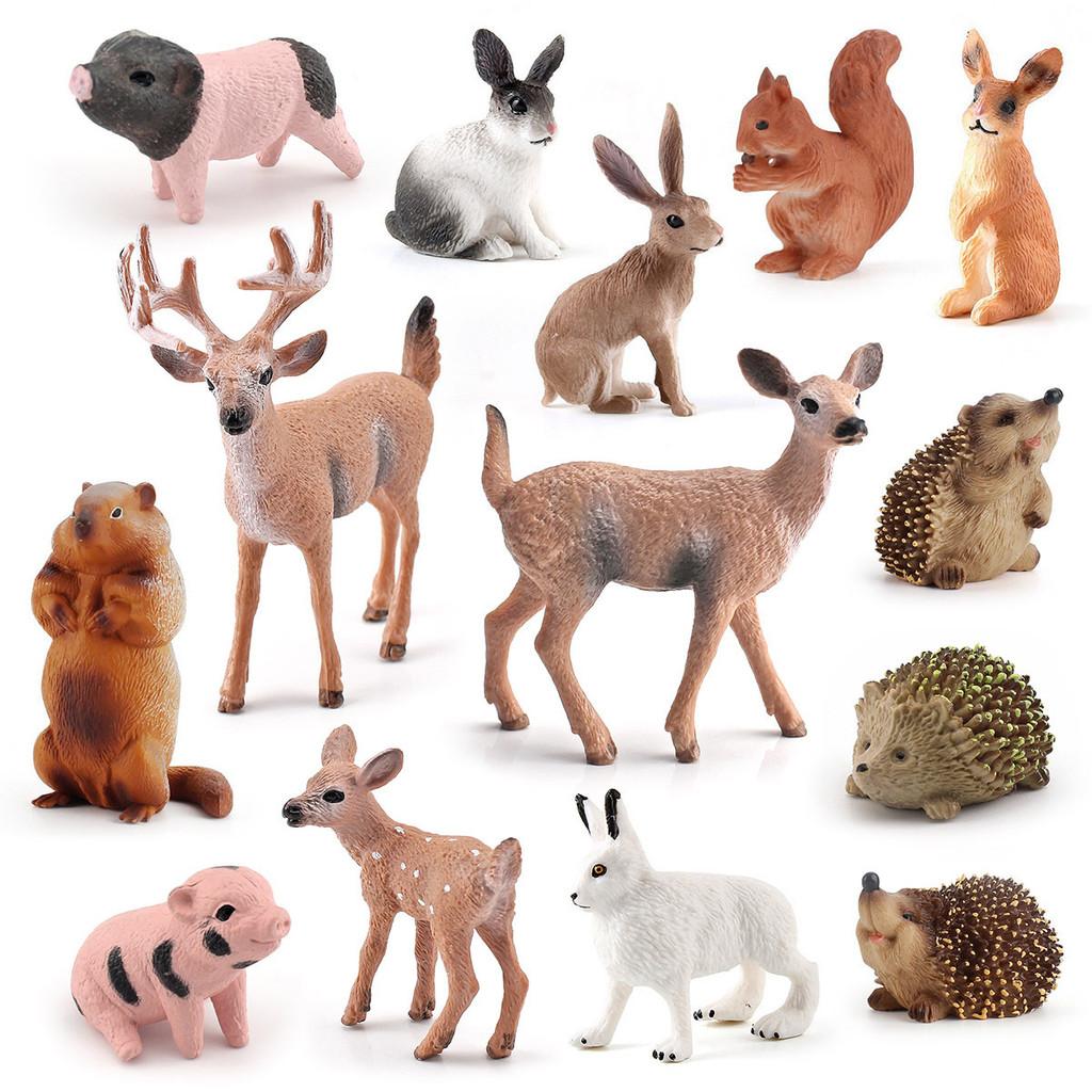 Wildlife Animal Pvc Static Models For Home Decor Gift For Nature Enthusiasts