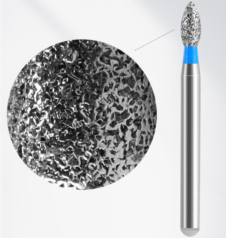 Polering Burs Høyhastighets tannhåndstykke Diamond Bur Tip