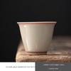 Tea Cup Tea Cup Kung Fu Tea Set Hand Painted Double Line Master Cup Home Tea Ceremony Personal Small Size Tea Cup Bowls