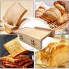 Bread Slicer Guide Horizontal Bread Cutting Board with Crumb Tray Adjustable Bread Loaf Slicing Guide Kitchen Gadget
