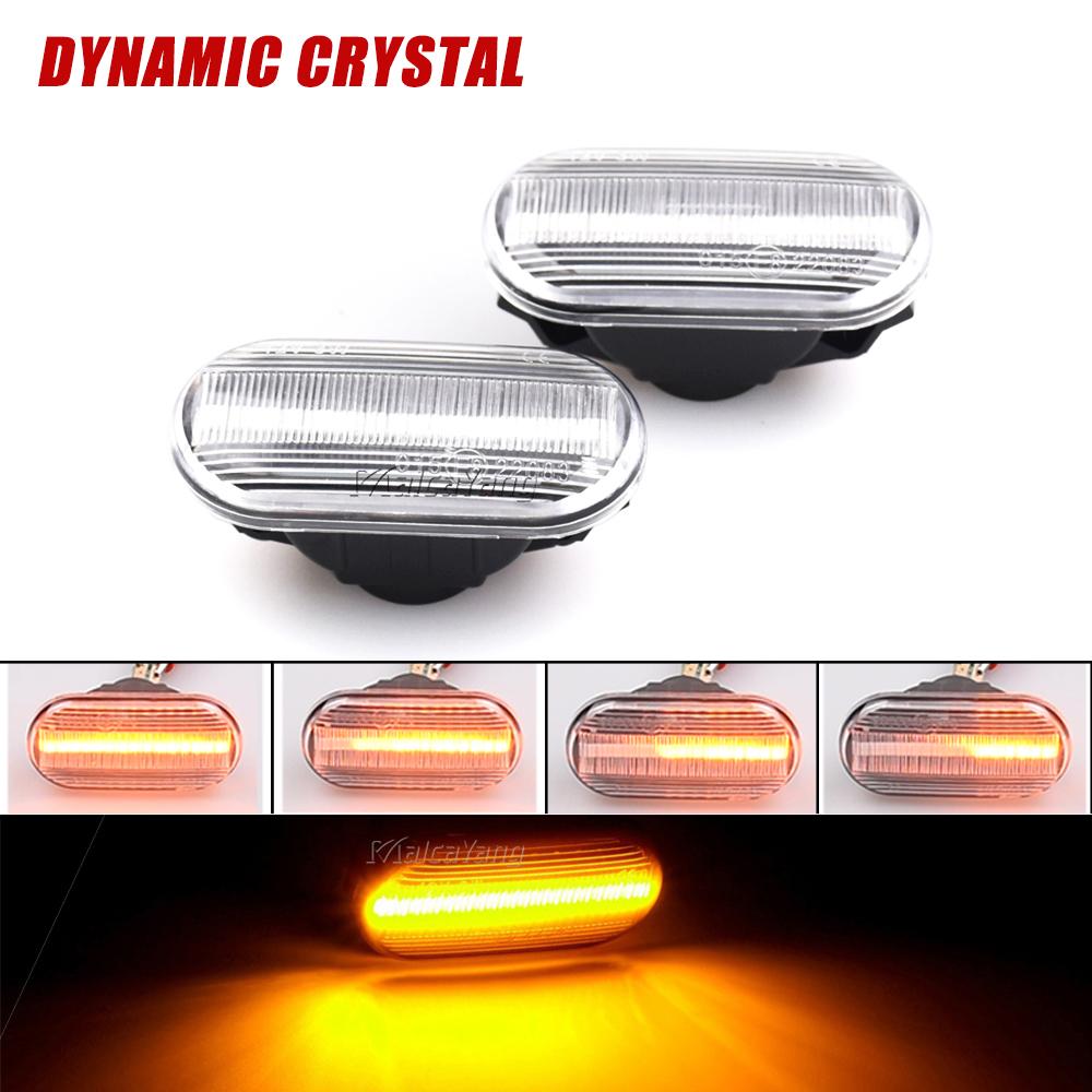 

2 Pieces 12V Car Dynamic Side Marker Indicator Light Lamp NIS-26160AX001 for 350Z Z33 Navara D40 Cube Pathfinder R51 Qashqai J10