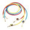 Refrigerant Charging Hose Set with   Valve for R12 R22 R502 Refrigerant   Conditioning Manifold Gauge 1 4 SAE Thread 500 PSI Working Pressure 250
