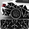 Black Car Stickers Decoration Ships Triangle Vinyl Water resistant 200*60cm Auto Decals Exterior Motorcycles Practical