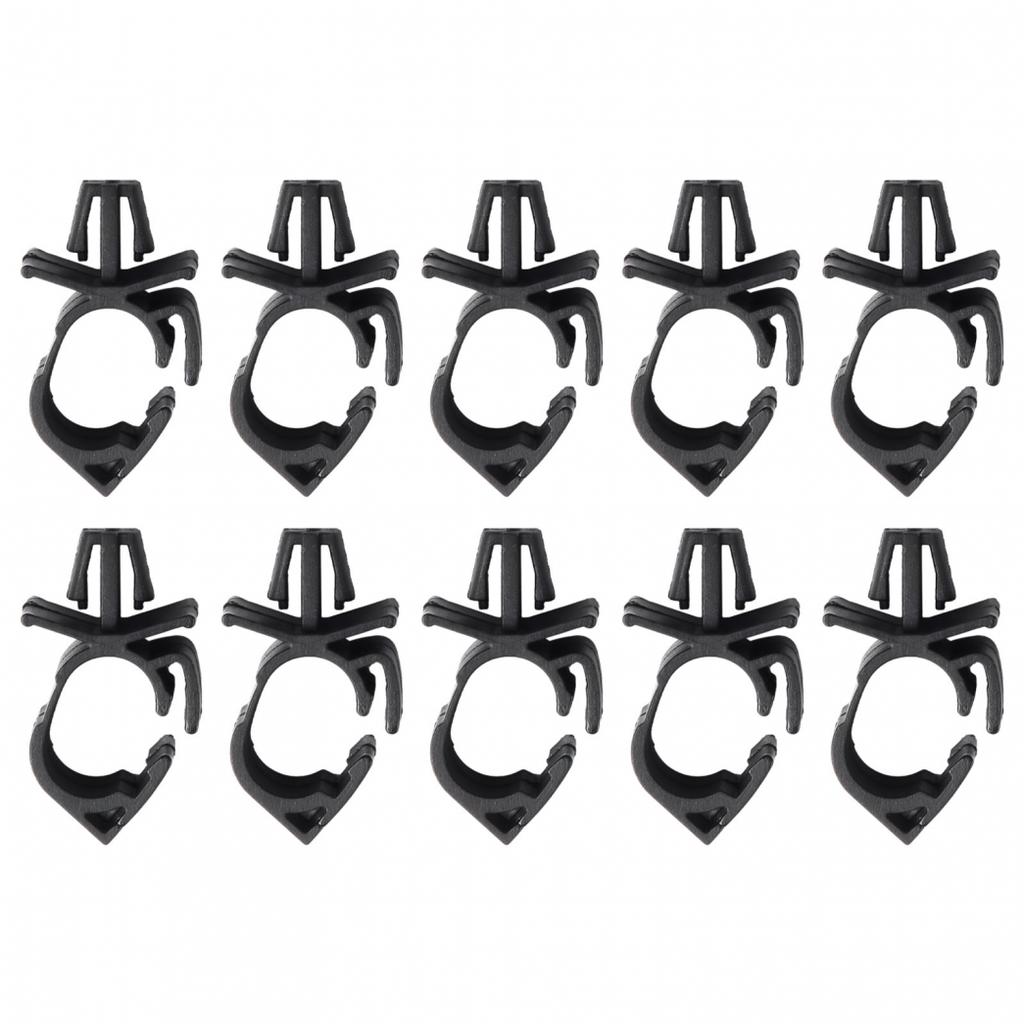 10 ks Upevňovací prvky pro kabeláž 11 mm/0,43 palce Černé autopříslušenství