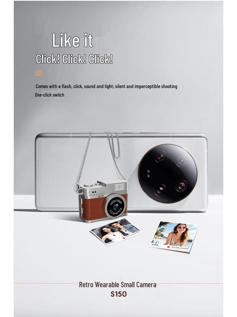 Retro Thumb S150 Student Portable SD Digital Camera with Screen