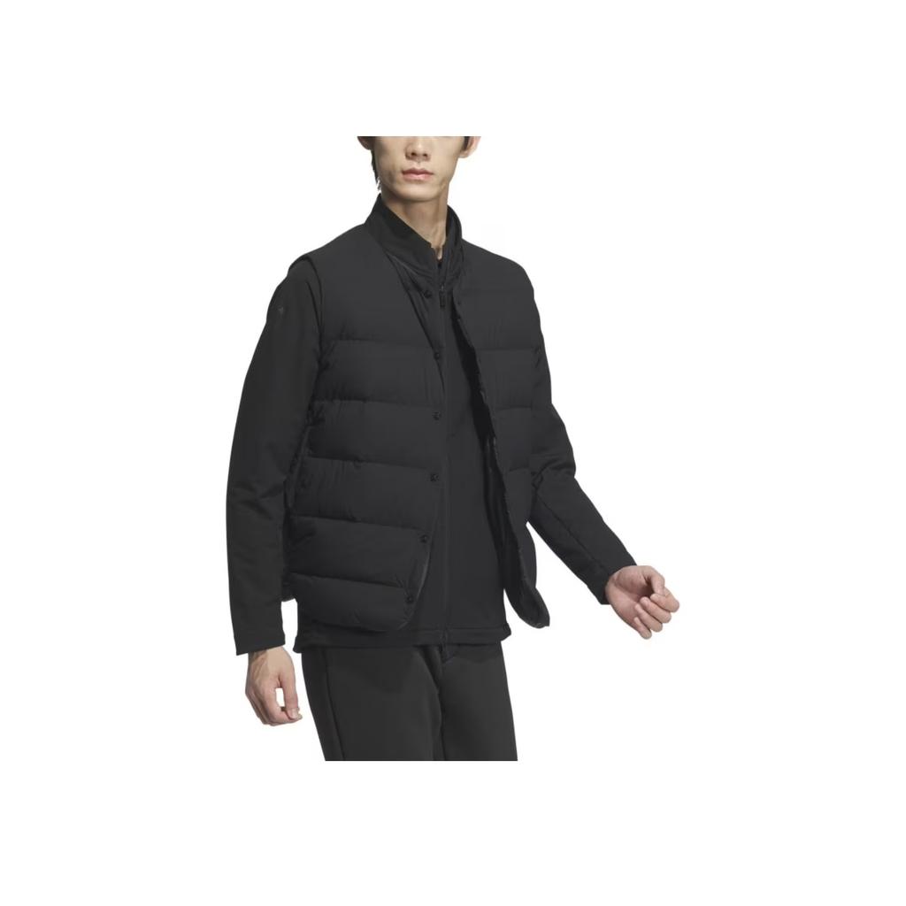 adidas FG Veste Zippée Chaude 3 Fermetures Éclair Couleur Unie Évacuant l'Humidité Homme Vestes Noir IM7312