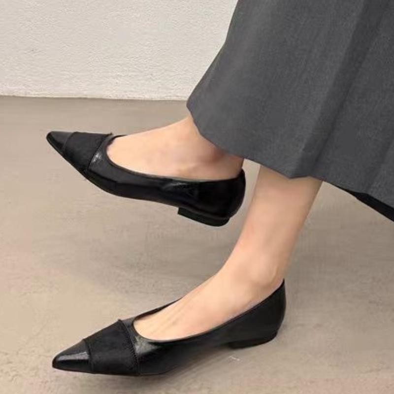 Comfortable Flat Woman Flats Spring Autumn Female Ballet Shoes Pointed Toe Nude Casual Work Loafer Shoes Women  Shoes
