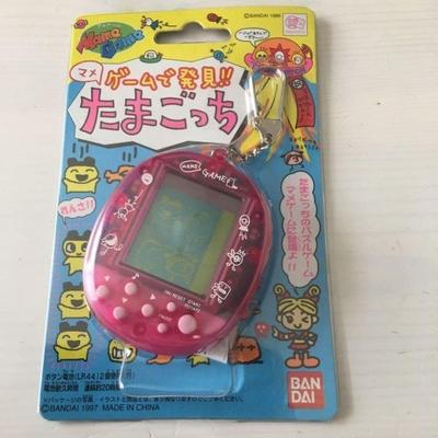 Brand Found At Mame Tamagotchi Mame Game Mini Game Portable Game Small Chain Game Pink Bandai Buy It Now Rare, Out-of-print, New! Game!
