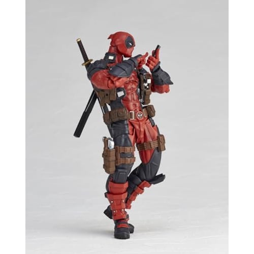 Kaiyodo Revoltech Amazing Yamaguchi Deadpool Ver. 2.5, Approximately 170mm Tall, Non-scale PVC & ABS Painted Action Figure