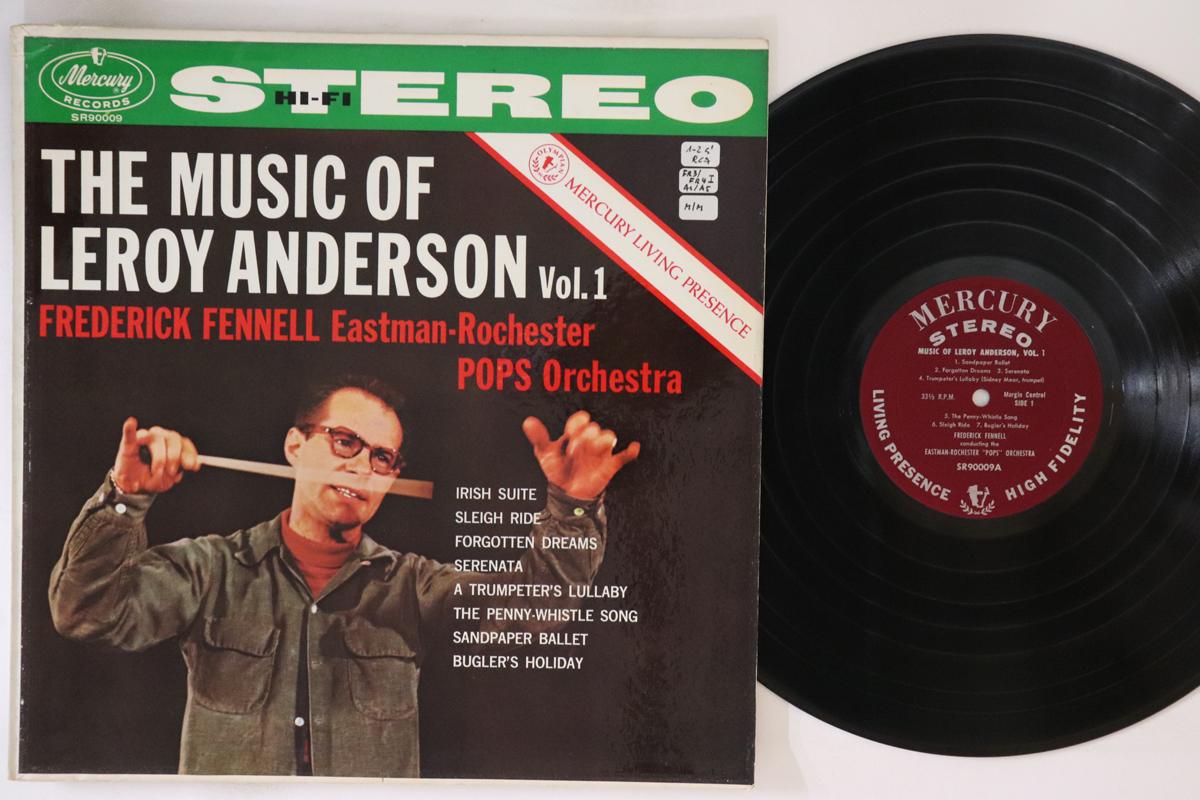 

LP Пластинка ЛЕРОЙ АНДЕРСОН ФРЕДЕРИК ФЕННЕЛ Музыка Лероя Андерсона Том. 1 SR90009 MERCURY LIVING 1958 США Классика Б/У