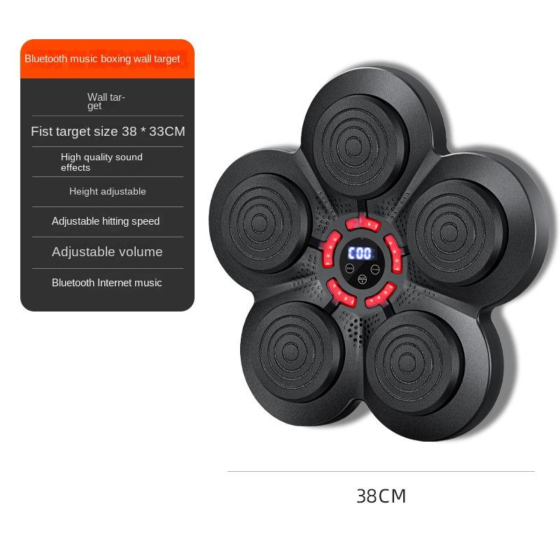 

Bluetooth музыкальная мишень для бокса подвесного типа бокс саньда-тренажер для домашнего боя, фитнес-тренировочная мишень 38*33cm