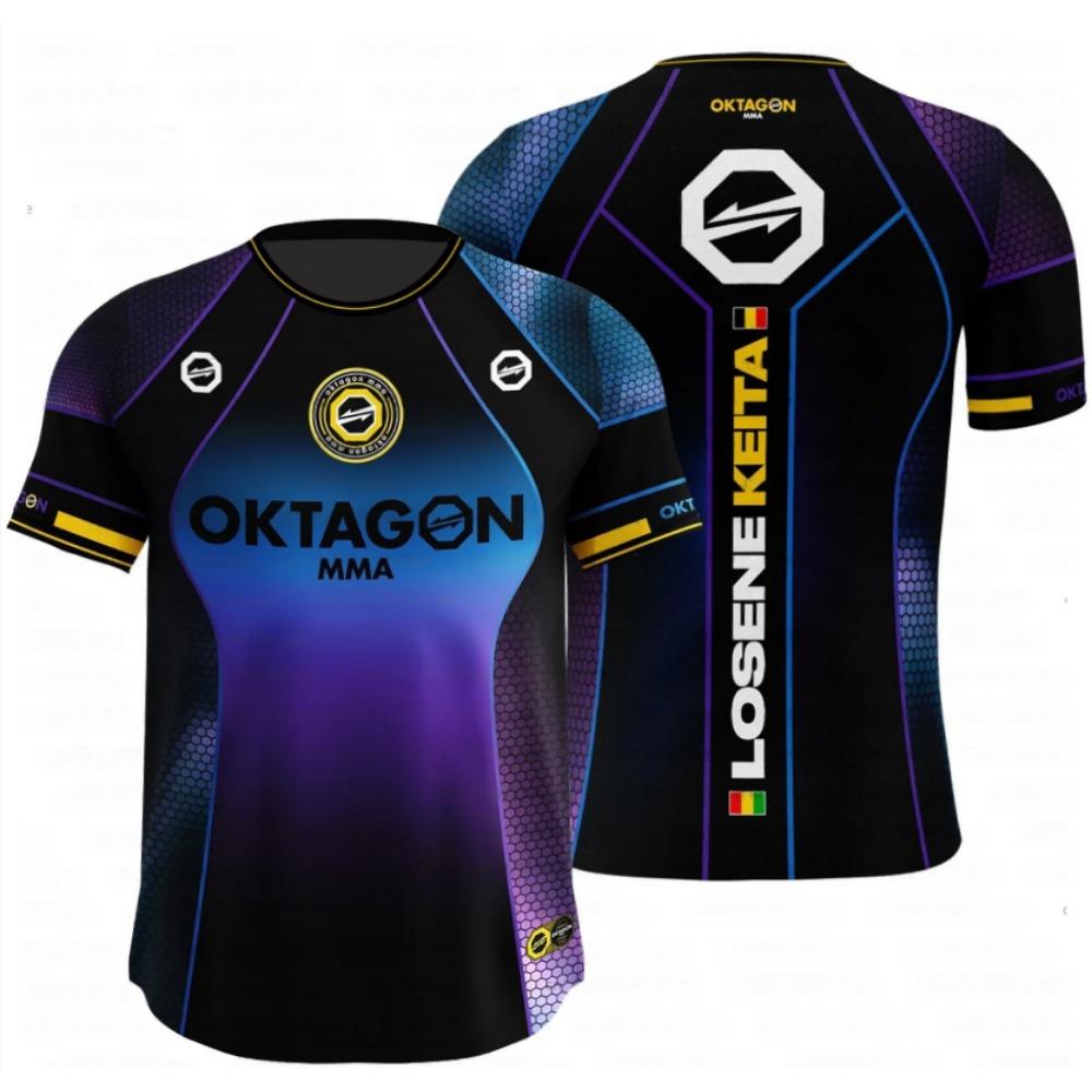 Nyári Mintás Harcos Harcosok Szurkolói Egyenruha Férfi Női Légáteresztő Kerek Nyakú Rövid Ujjú Férfi Hétköznapi Póló Mez