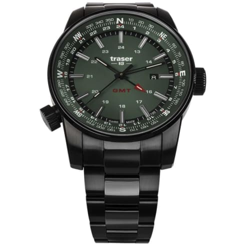 

TRASER P68 Pathfinder GMT 9031609 Men s Watch, Black