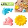 Sushi Making Kit 4PCS Cute Rice Ball Molds, Rabbits Dolphins Flowers And Long Shape, Kitchen Gadgets for Mom Portable Food Grade PP Maker DIY Japanese