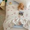 Cartoon Milk Knit Cotton Baby Quilt – Cooling Summer Blanket for Infants
