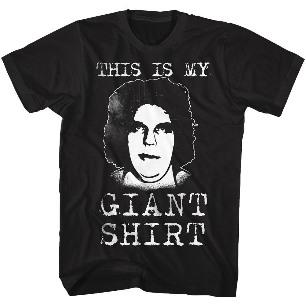 

Andre The Giant Wrestling T-Shirt My Shirt 100% Official Black WWF New SM5XL Unisex T-Shirt S