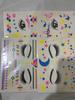 Face Tattoo Sticker Butterfly Temporary Tattoo Waterproof 4 Sheets UV Fluorescence Temporary For Women  High Quality