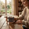 Lustige Harz Dackel Kaffeetasse Handgefertigt Niedliche Tierform Teetasse Edelstahl Innen mit Griff Wasserbecher für Zuhause
