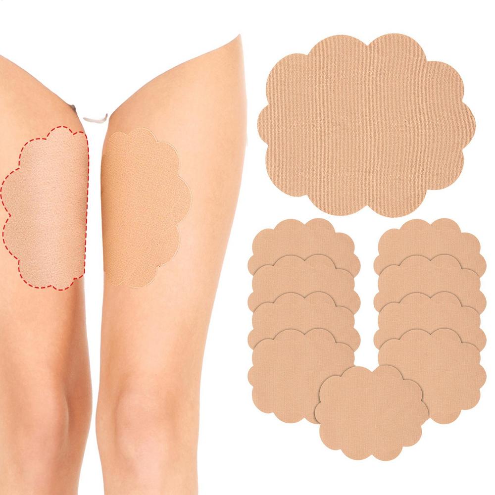 10pcs Anti Chafing Thigh Chafing Protection Invisible Body Anti-Friction Pads Breathable Wear Resistant Sticker Thigh Care Tool