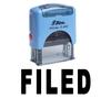 FILED Self Inking Rubber Stamp Custom Shiny Office Stationary Stamp