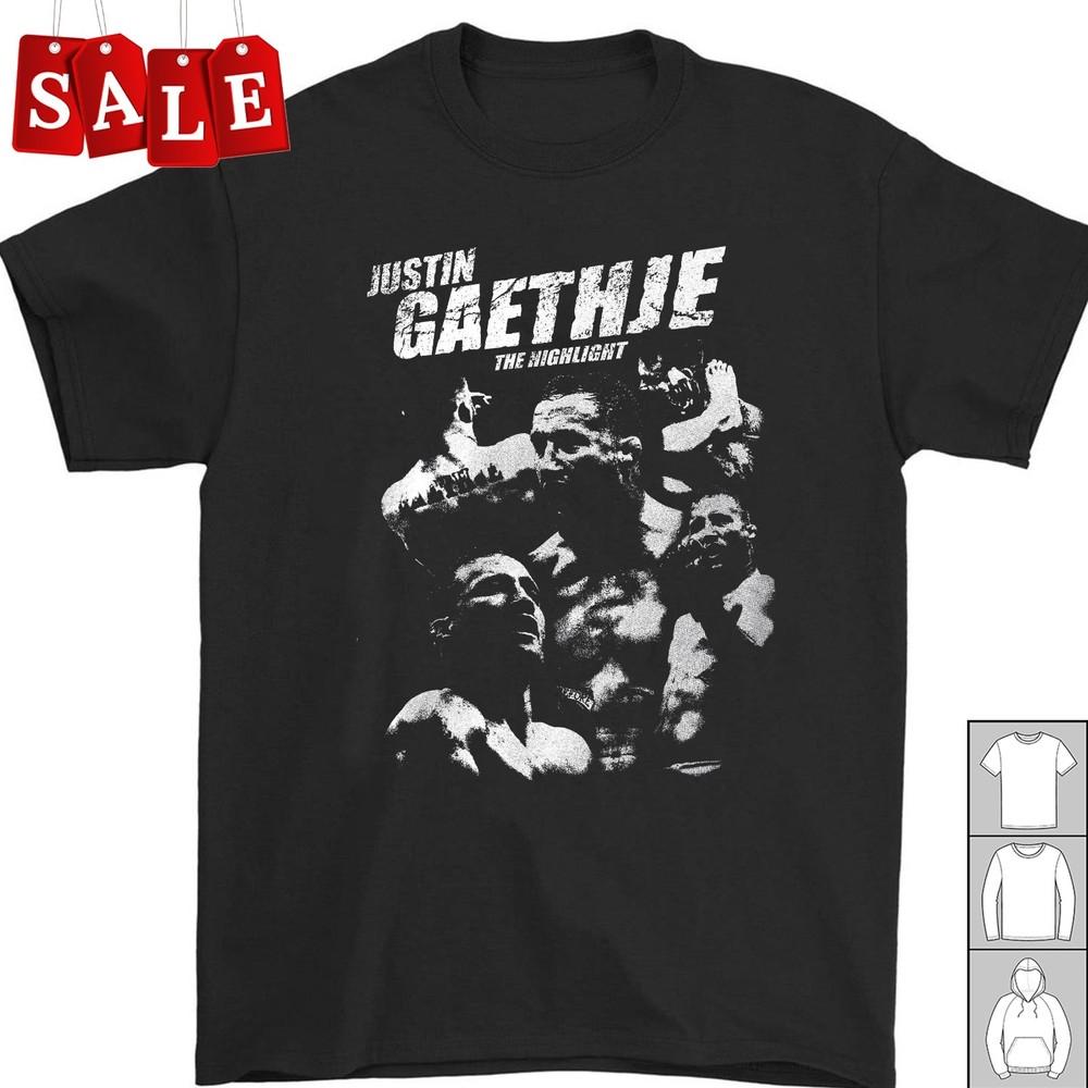 New Justin Gaethje the nightlight Gift For Fans Unisex S-5XL Shirt AL502 Unisex T-Shirt L