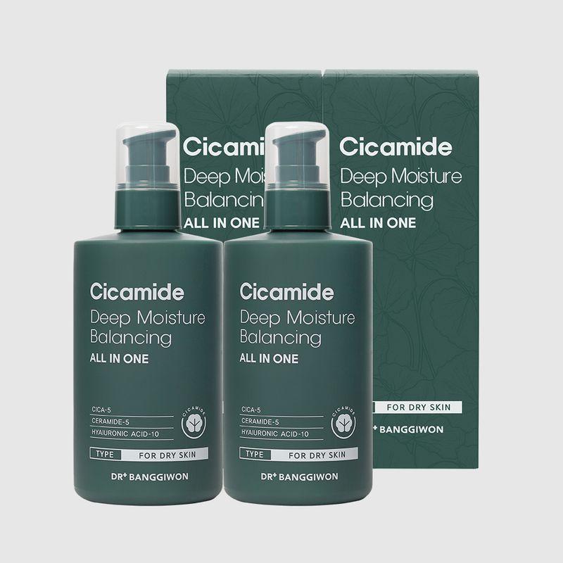 Cicaamide Deep Moisture Balancing All-in-One 300ml x 2 / Men / Dry Skin