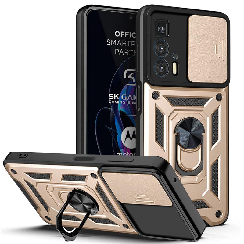 Für Motorola Edge 20 Pro Hülle Schiebekamera Armor Handyhüllen Für Moto Edge20 Lite Edges Magnetischer Halter Ständer Abdeckung Fundas