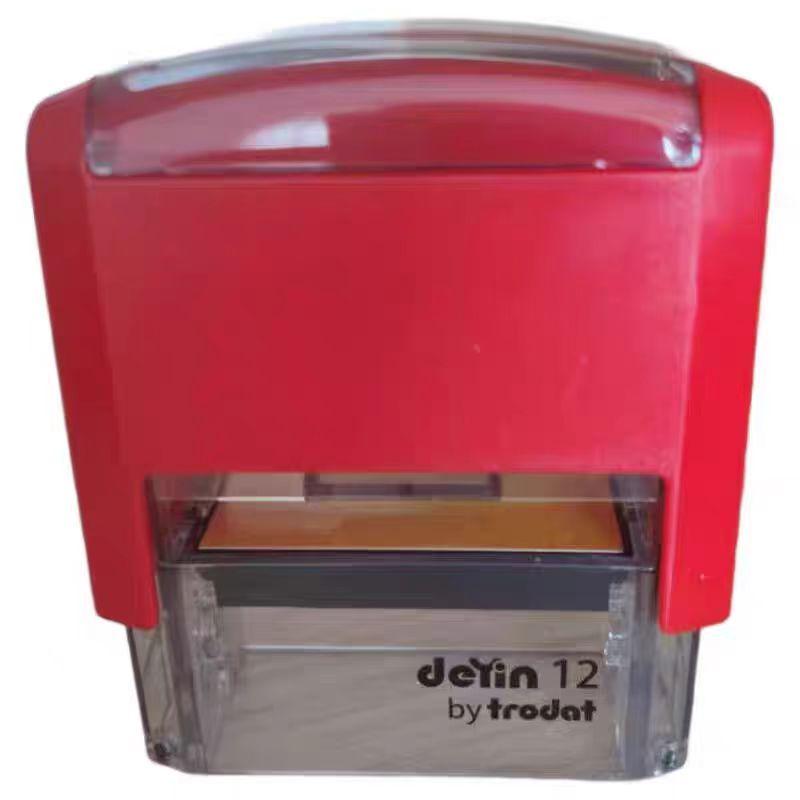 

Rectangular Self-Inking Stamp Materials (DY10, DY11, DY12) with Red Ink Pad 18x47mm