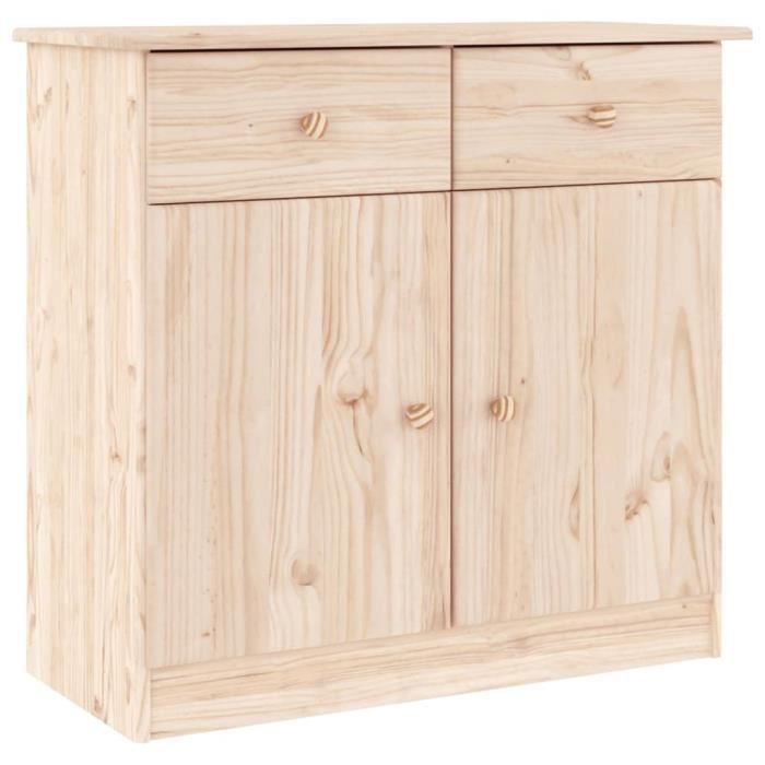 VidaXL Buffet ALTA 77x35x73 cm bois massif de pin 353941