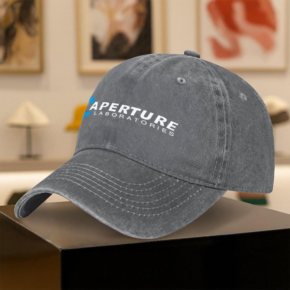 Vintage Aperture Pattern Printed Baseball Cap Unisex Fashion Hat Solid Color Daily Accessory Ideal Gift