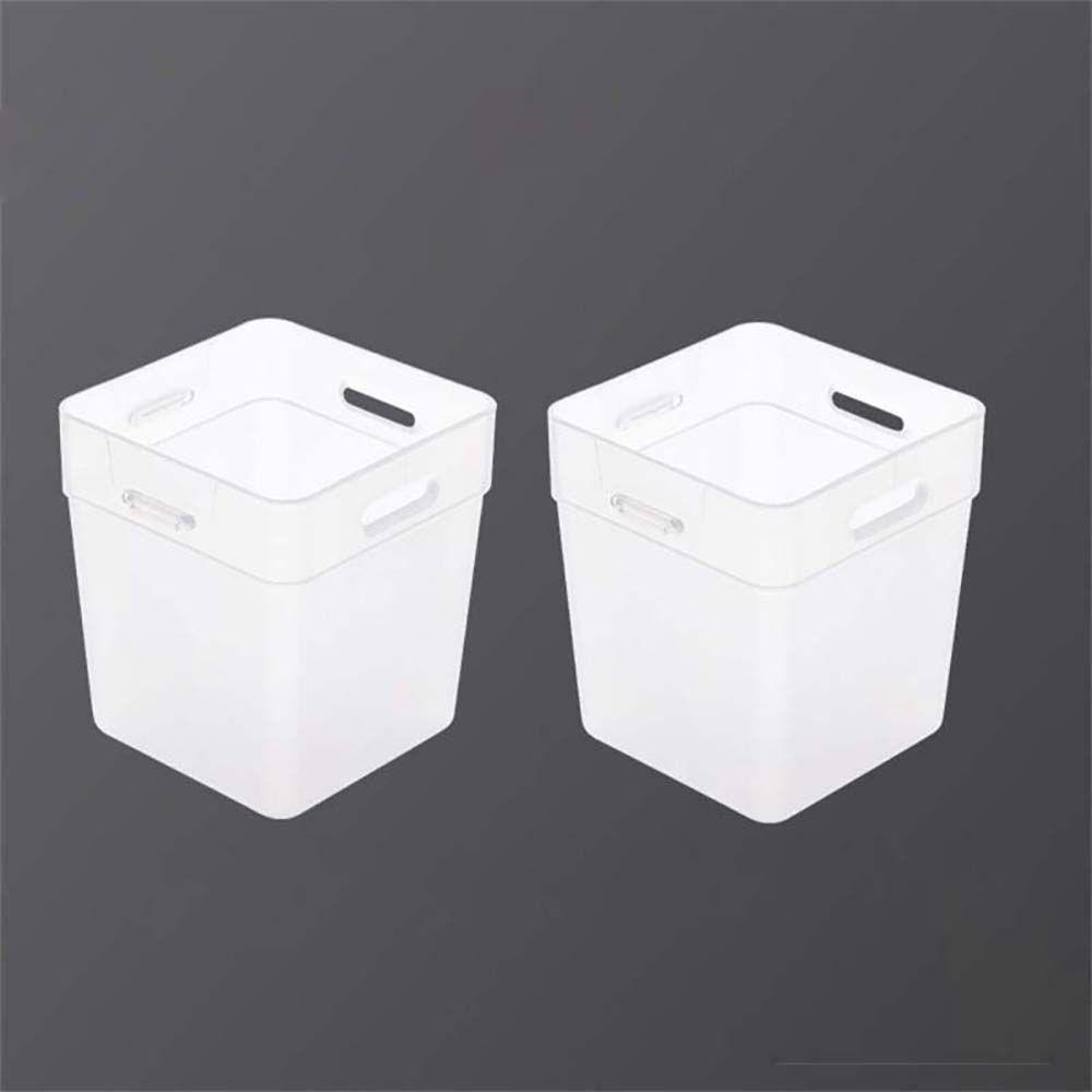 2PCS Refrigerator Organizer Bins Refrigerator Drawer Organizer Transparent Fridge Storage Bin Kitchen Organizers Seasoning Stora