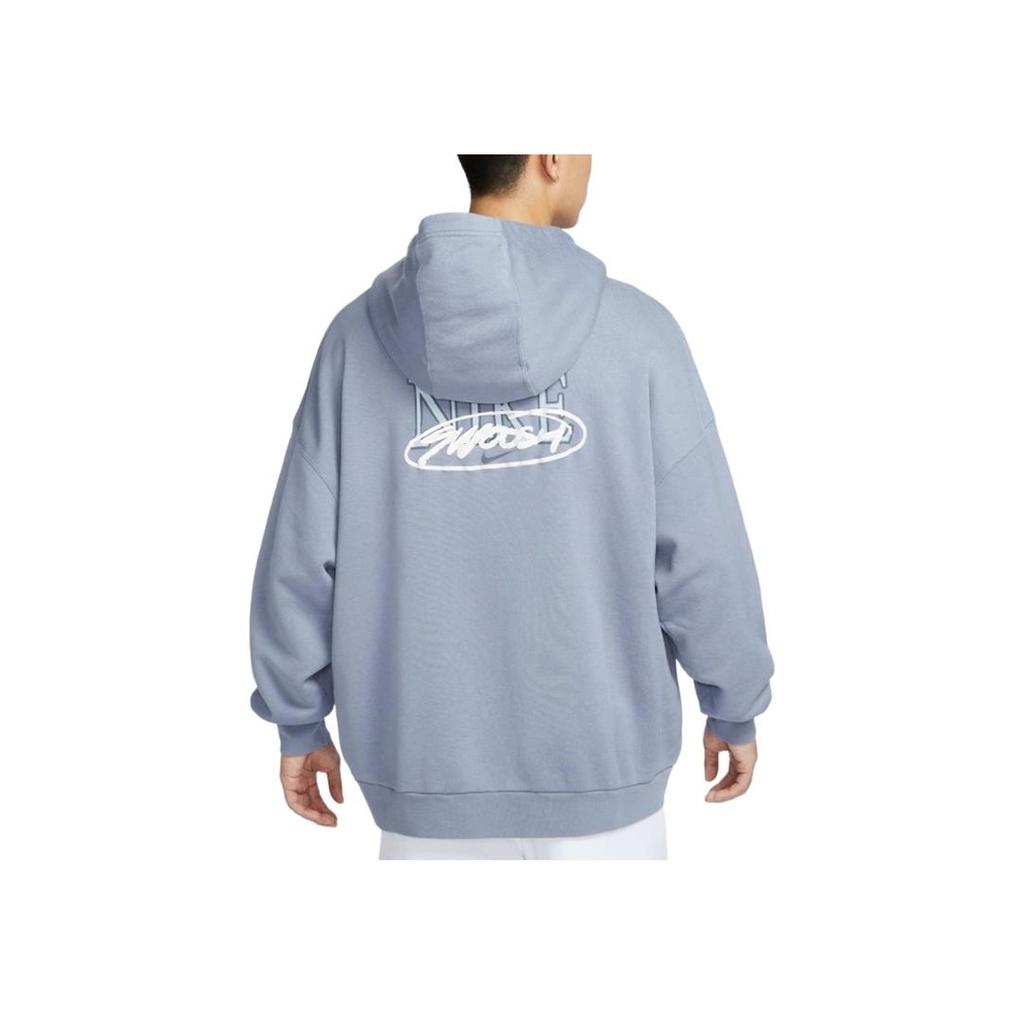 Nike Sportkleding Club Fleece Oversized Pullover Hoodie Heren Hoodies Blauw HV4722493