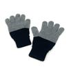 Dior 213MG01AT481 Logo CD Bicolor Accessories Gloves Wool Black/gray